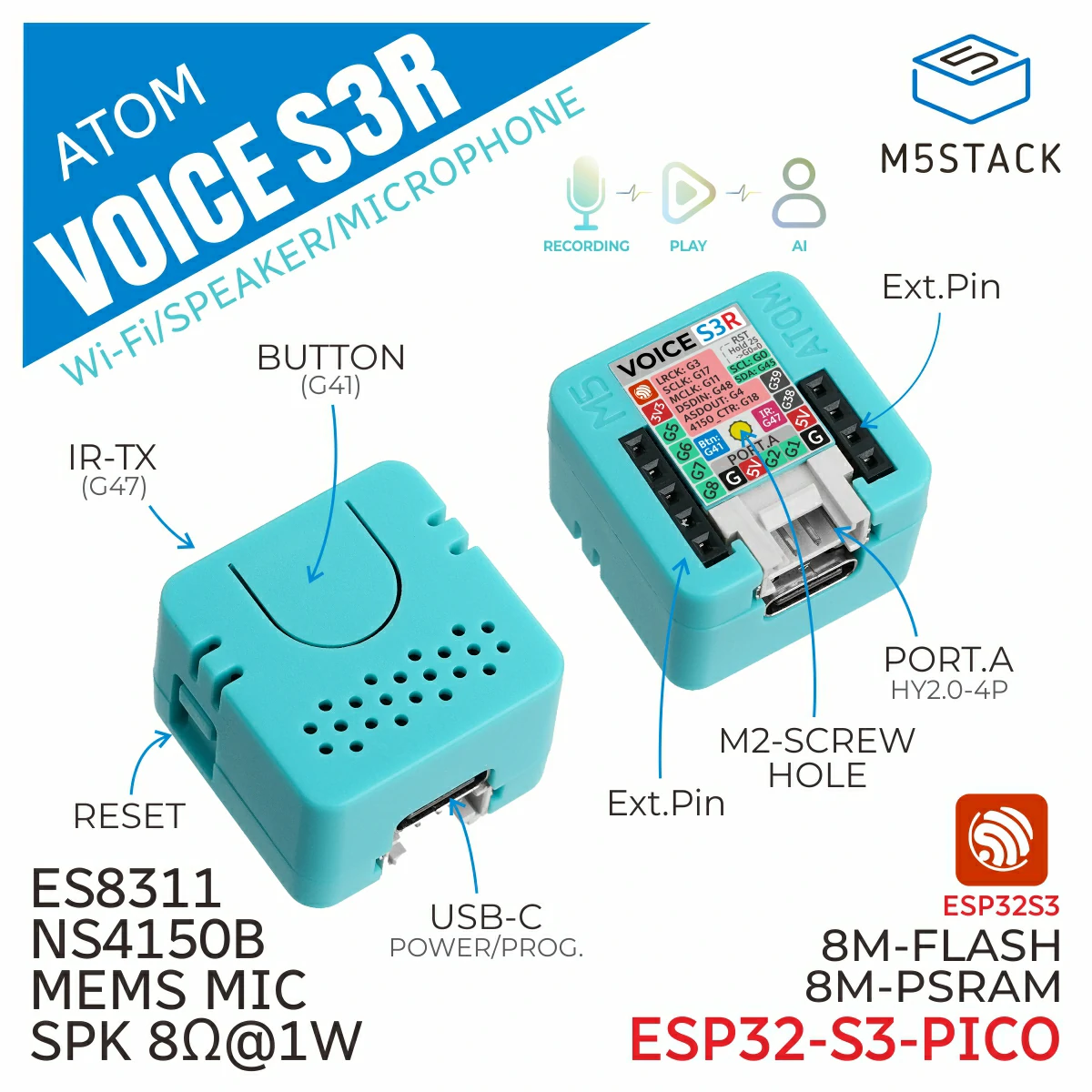 Atom VoiceS3R